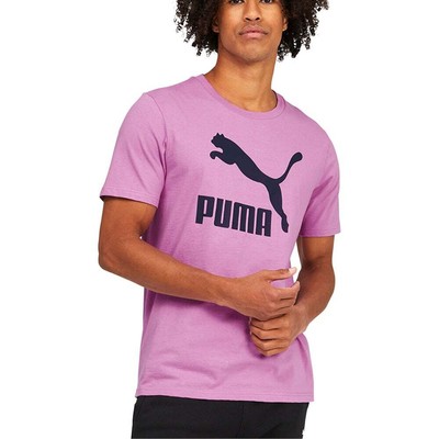 

Puma 670435-15 Мужская классическая футболка с круглым вырезом и короткими рукавами с логотипом Повседневная -, Розовый, Puma Classics Logo Crew Neck Short Sleeve