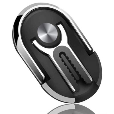 FINGER RING HOLDER STAND CAR AIR VENT MOUNT 3-IN-1 KICKSTAND for CELL PHONES