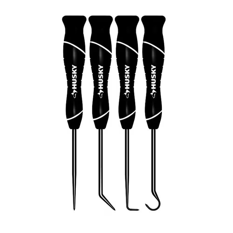 Precision Pick Probe Set 4 Piece Hook Tool Automotive O Ring Seal Removal Kit