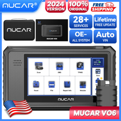 MUCAR VO6 Automotive Bi-directional All System OBD2 Scanner Diagnostic Scan Tool