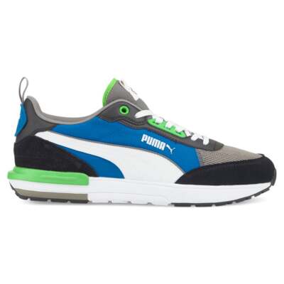 

Мужские белые кроссовки Puma R22 Lace Up Повседневная обувь 383462-08, Белый, Puma R22 Lace Up
