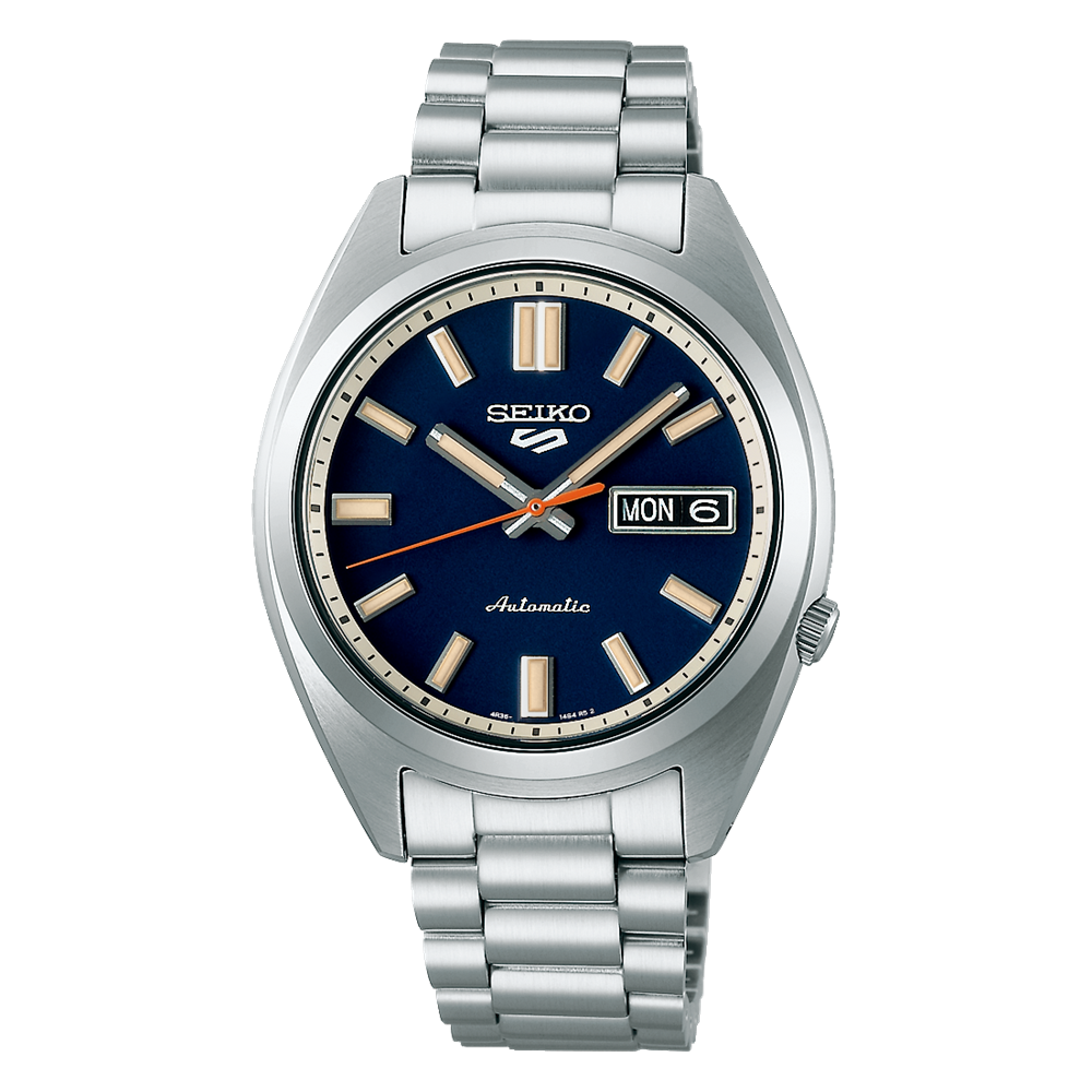 Pre-owned Seiko 5 Sports Snxs Japan Blue Dial Lumibrite Hands Automatic Srpk87-new