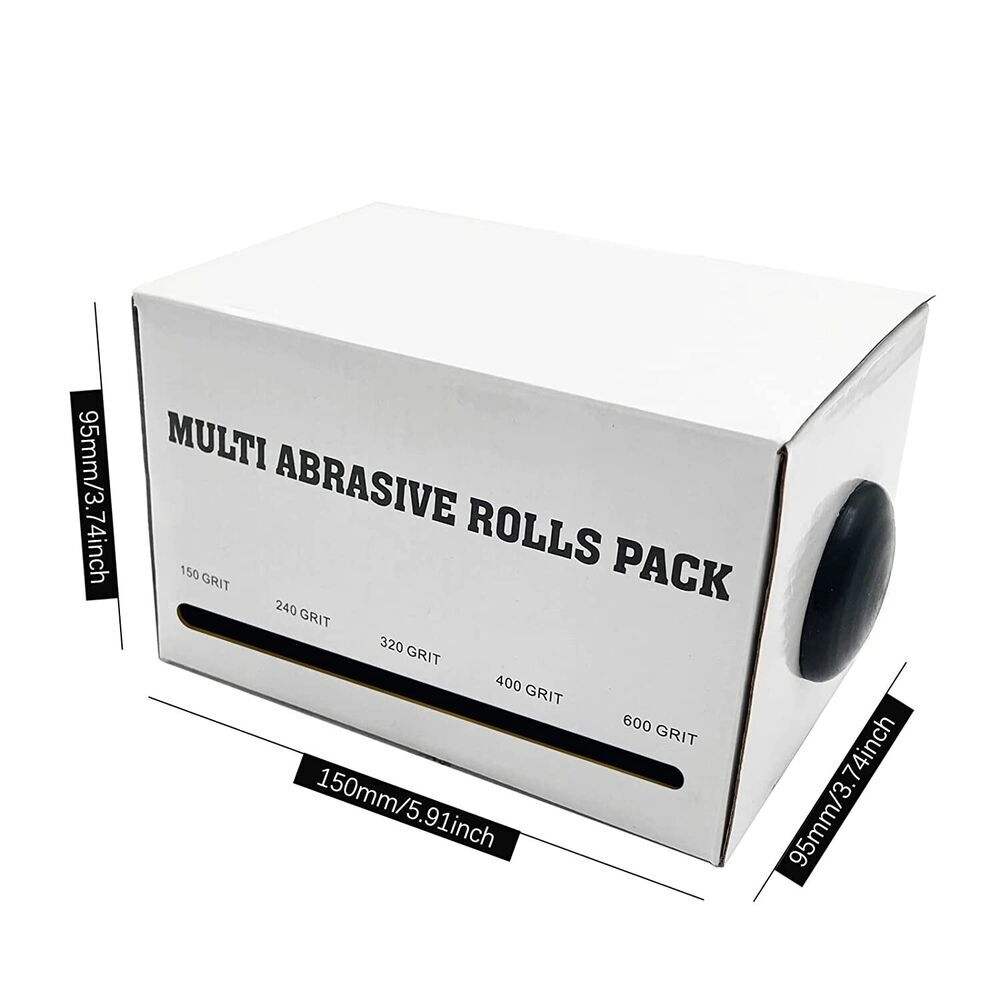 Emery Cloth Sandpaper Roll Aluminum Oxide Coarse To Fine Grit Grinding Polishing