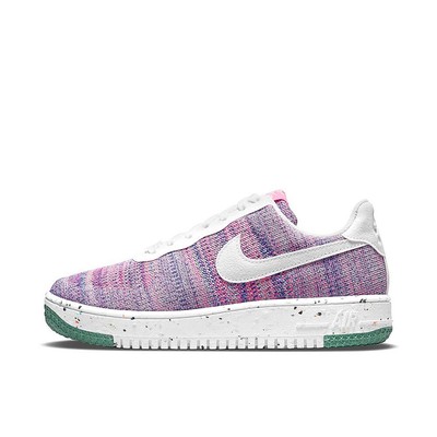 Женские кроссовки Nike Air Force 1 Crater Flyknit Fuchsia Glow/Wht-Pink Blast (DC7273