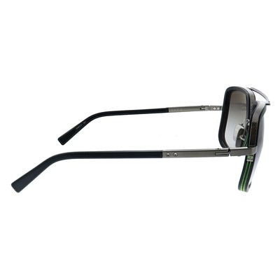 Pre-owned Dita Mach-one Dt Drx-2030 E-blk-slv Black Silver Metal Sunglasses Grey Lens