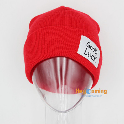 UNDEAD Unluck Good Luck Wool Knitted Hat Beanies Warm Winter Hat Cap Accessories