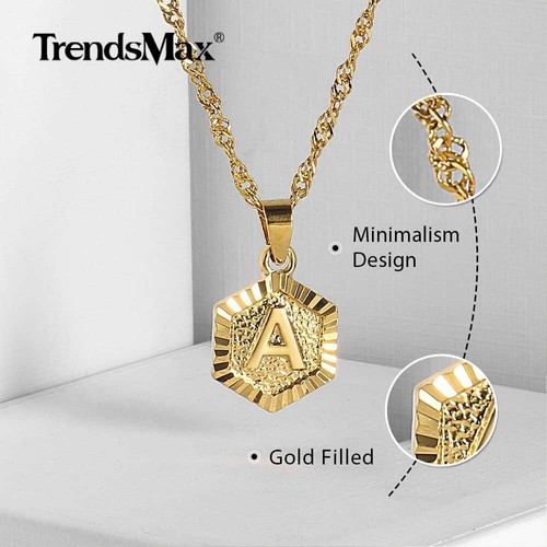【Monday Edition】GOLD INITIAL NECLACE 2mm 19