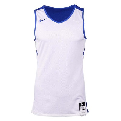 

Мужские повседневные топы двустороннего игрового джерси Nike Team размера  AA0081-108, Белый, Nike Team Reversible Game Jersey