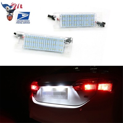2x 6000k LED Number License Plate Light Lamp For Alfa Romeo 159 147 GT 2005-2010