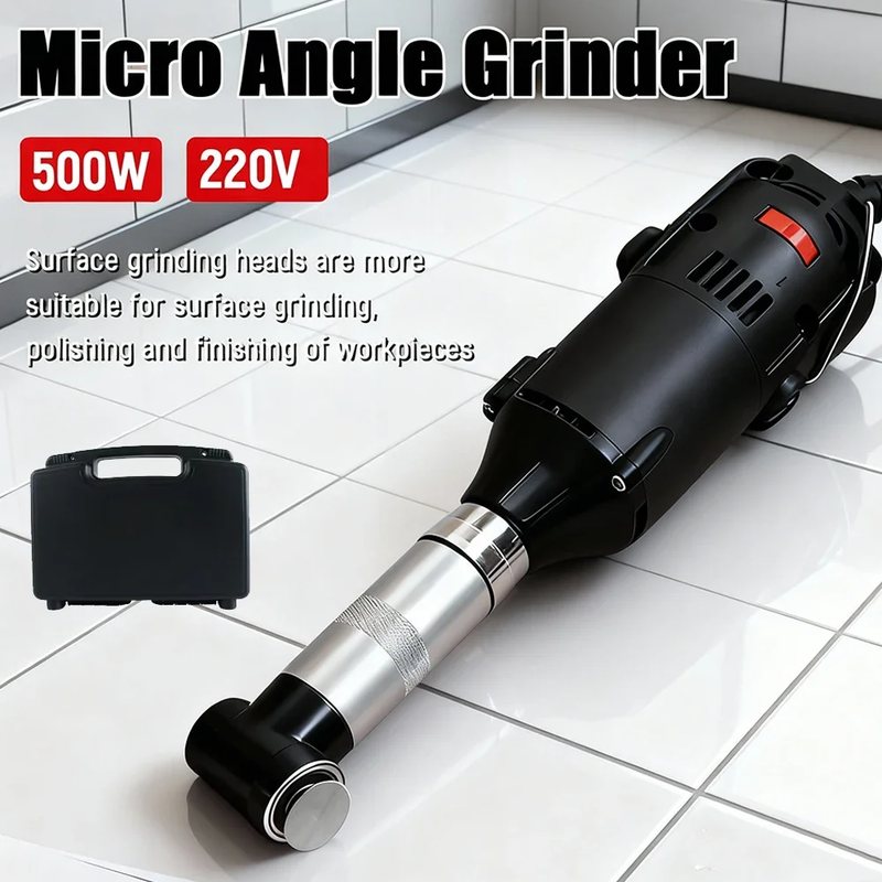 550W 90-Degree Elbow Tile Grout Cleaning Machine Mini Angle Grinder Multi-Functi