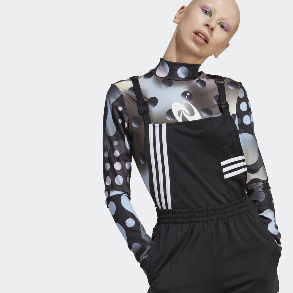 新品M Adidas DUNGEREE オーバーオー IC2373 BLACK New Adidas Original Womens DUNGEREE OVERALLS IC2373 BLACK XS