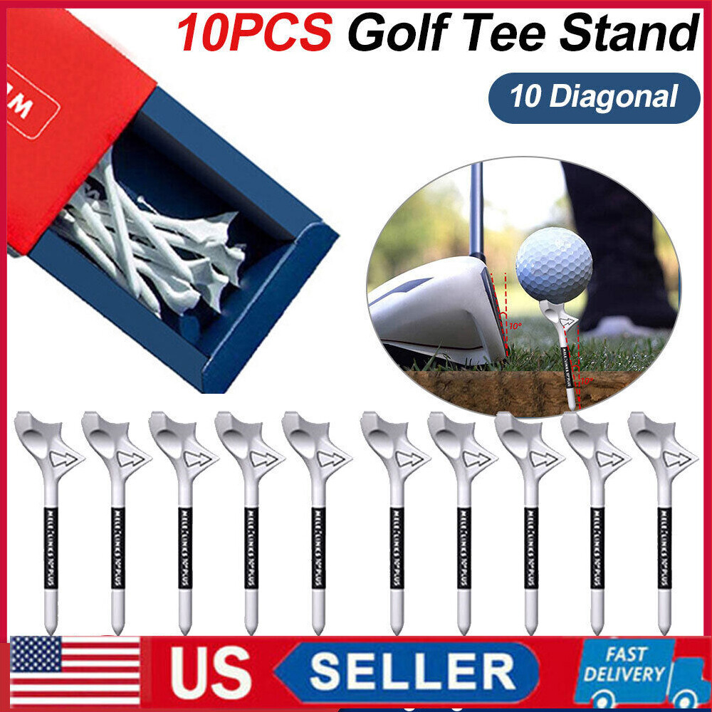 Tee Holder Portable 10 Diagonal Golf Tees Durable Outdoor Accessories
