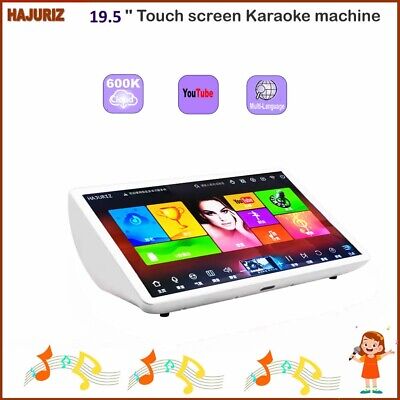HAJURIZ 19.5'' Karaoke Player,1TB HDD,Multi-Language,Cloud,Dual system,YouTube
