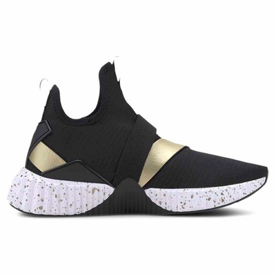Женские черные кроссовки Puma Defy Metallic Training Athletic Shoes 193044-01