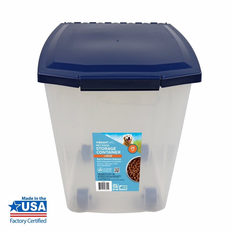 W Locking Lid Large 25 Lb Bug Resistant New