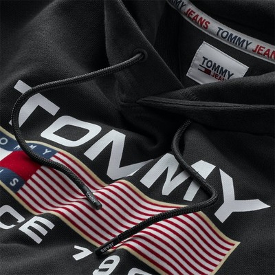 Pre-owned Tommy Hilfiger Sweatshirts Universal Men  Dm0dm15009bds Black