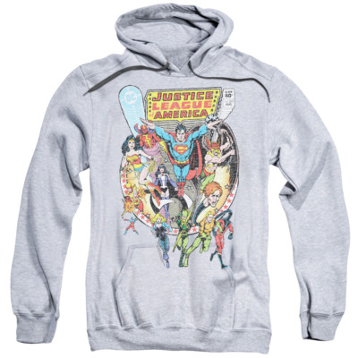 JUSTICE LEAGUE SUPERMAN TEAM UP Licensed Hooded and Crewneck Sweatshirt SM-3XL