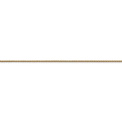 Pre-owned Superdealsforeverything Real 14kt Yellow Gold 1mm Parisian Wheat Chain; 20 Inch; Lobster Clasp