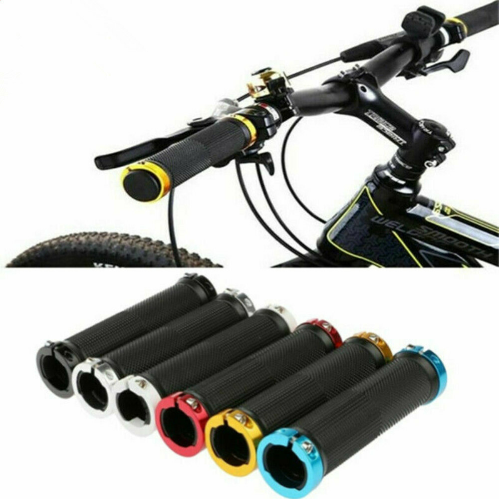 ZTTO Al Alloy/&Rubber Handlebar Grips BMX MTB Mountain Bike Lock on Bicycle Grips