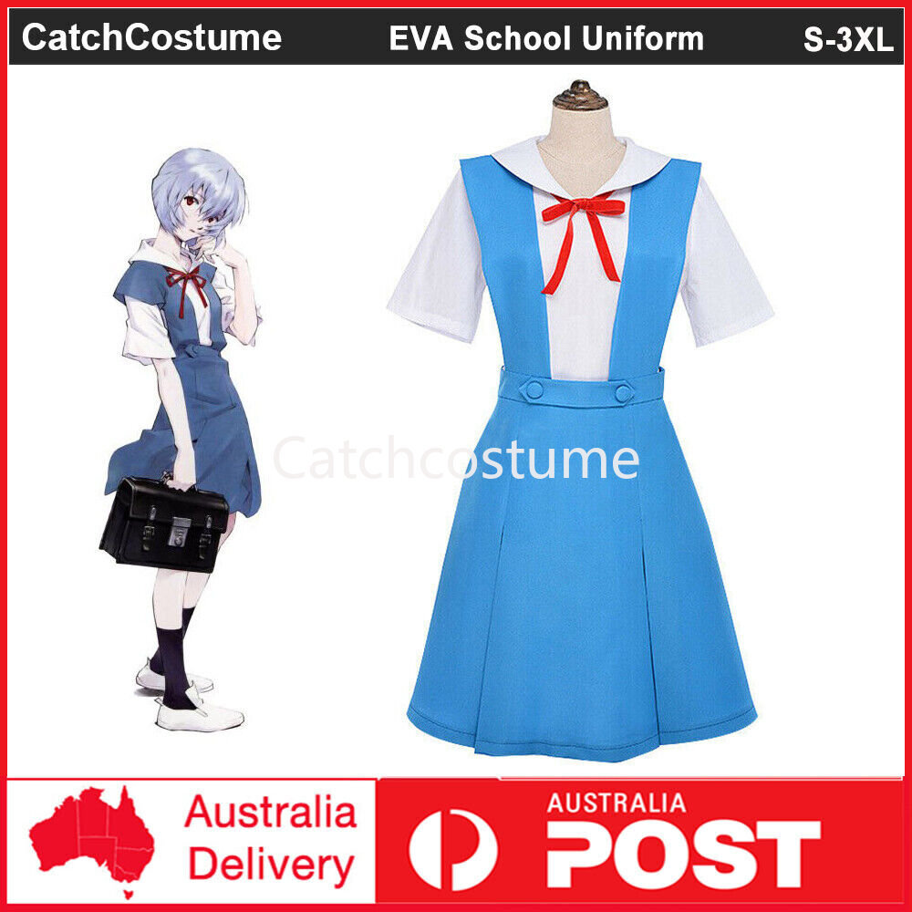 NEON GENESIS EVANGELION EVA Ayanami Rei Asuka School Uniform