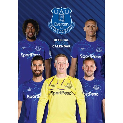 Everton Football Club Official 2020 Calendar (Paperback), Stationery, Brand New