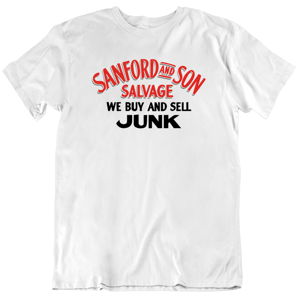 Sanford and Son Salvage Buy and Sell Junk Sitcom TV Retro T-Shirt Tee Gift New