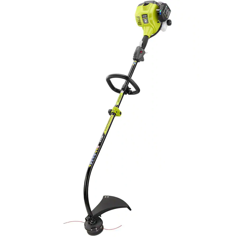 Ryobi 25 cc 2-Cycle Full Crank Curved Shaft Gas String Trimmer Weed Eater Whack