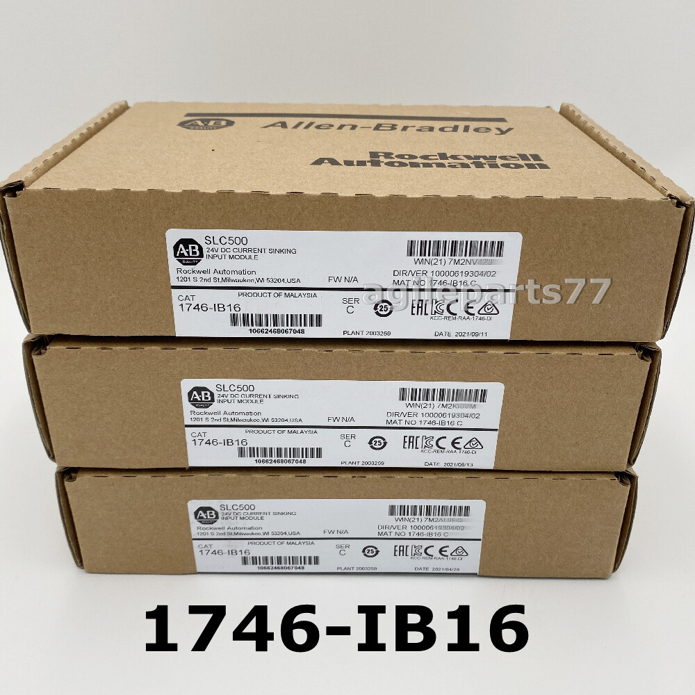 2022 New Sealed AB 1746-IB16 SER C SLC 500 Digital Input Module PLC 1746IB16 TX