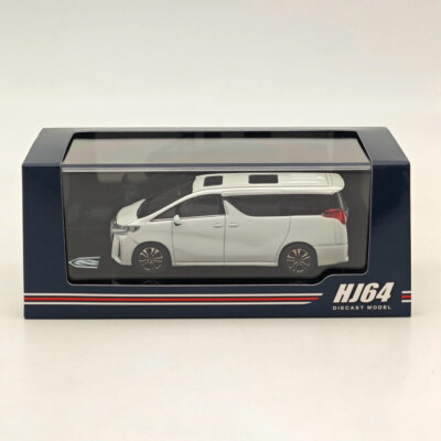 Hobby Japan 1/64 Toyota ALPHARD(H30W)with Sunroof White Pearl Crystal Shine
