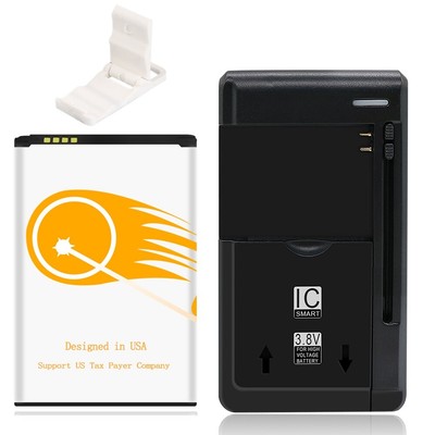 3in1 5570mAh BL-51YF Battery Universal Charger Bracket for LG G Stylo H631 Phone