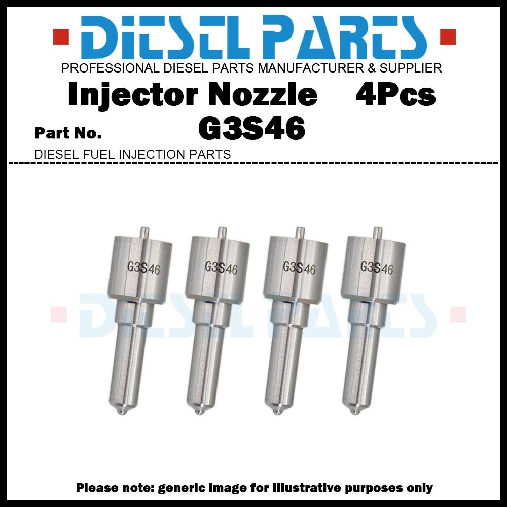 4Pcs Fuel Injector Nozzle G3S46 for Nissan Cabstar YD25