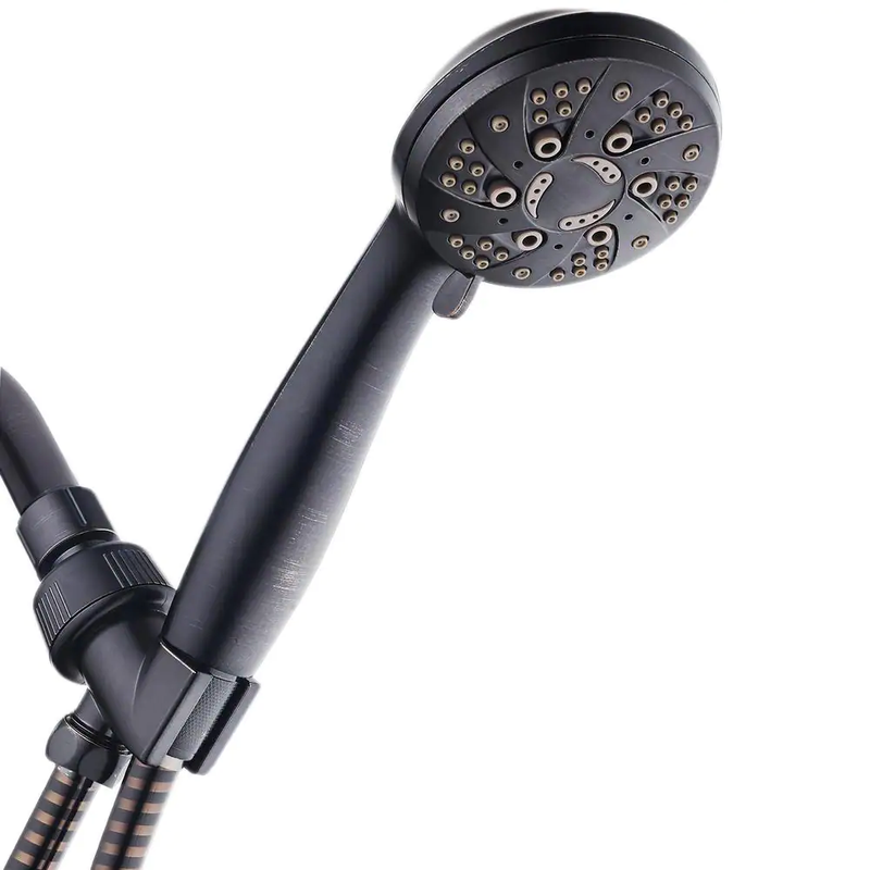 6-Spray 4 In. Single Wall Mount Body Spray Handheld Shower Head in Oil Rubbed Br