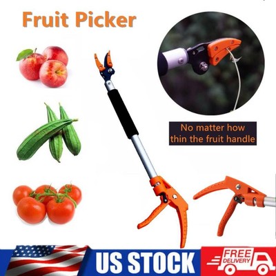 1pc Hold Snapper Pruner Long Handle Reach Garden Tree Pruner Fruit Pick Secateur