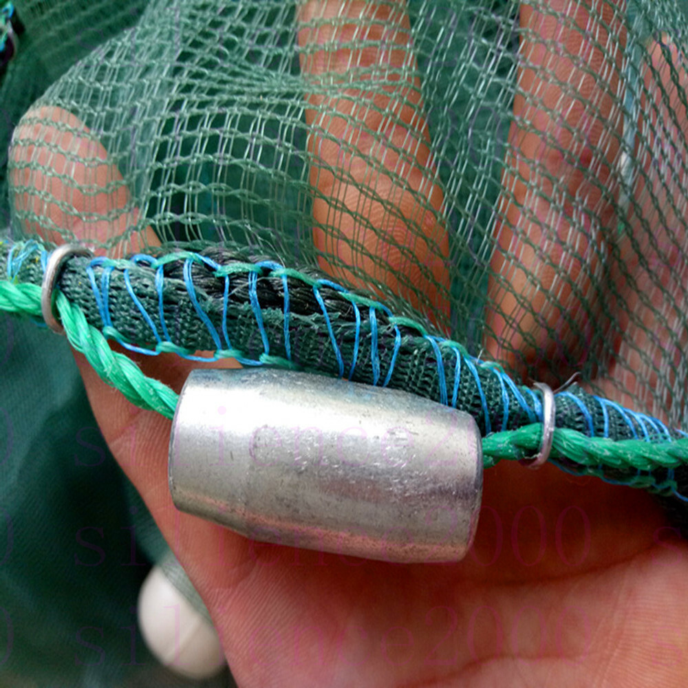 ️ Green Mesh 1x1cm/ 0.3x0.3cm Minnow Seine Net Customize Hand Made