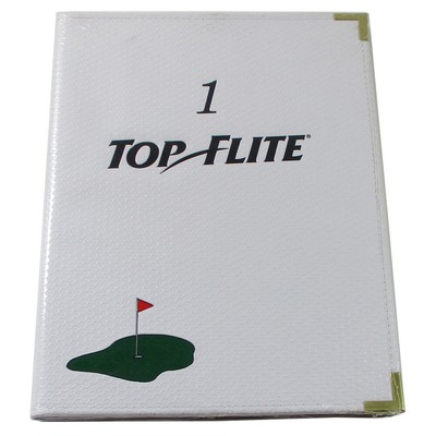 Spalding Business Portfolio 1 TOP FLITE Golf Logo Notepad Folder Stitched New