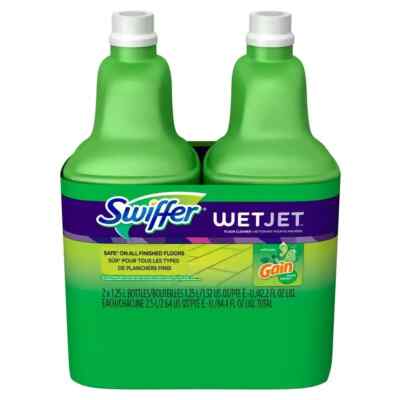 Swiffer  WetJet 42 oz. Multi-Purpose Floor Cleaner Refill with Gain Scent 2-Pack
