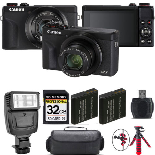 Canon PowerShot G7 X Mark III Camera (Black)+ Extra Battery Canon PowerShot G7 X Mark III Camera (Black)+ Extra Battery
