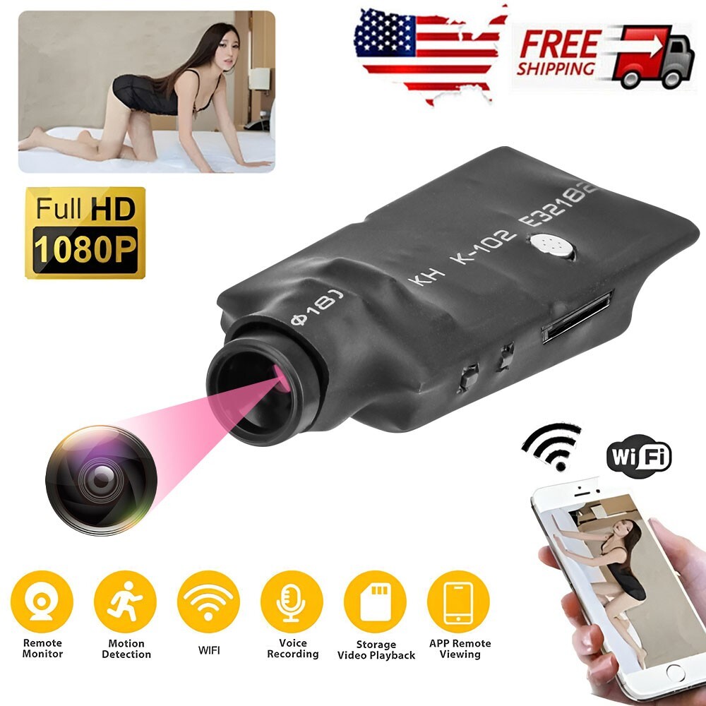 1080P hidden camera with WiFi and smartphone monitoring features.