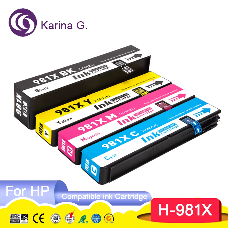 981A 981X 981X Premium Color Compatible Ink Jet Cartridge For PageWide Enterpri