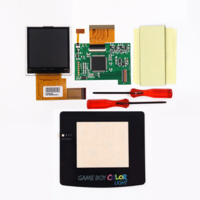 2.2'' High Light Backlight LCD Screen Kit For Game Boy Color With Different Lens