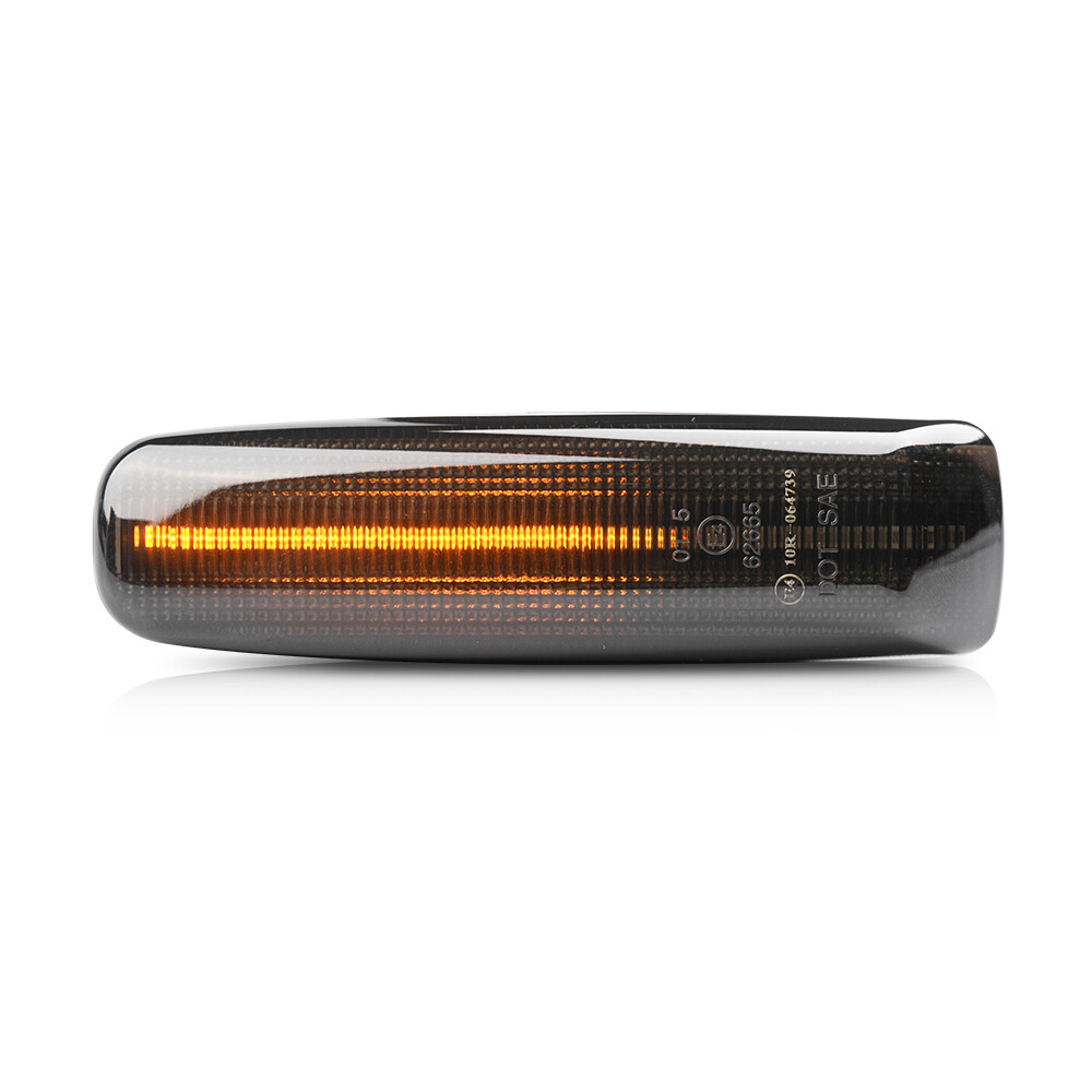 LED Smoked Dynamic Side Marker Turn Signal Lights For 1990