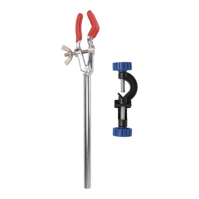  Laboratory Stand Clip Pipe Shelf Bracket Three-jaw Clamp Test Tube