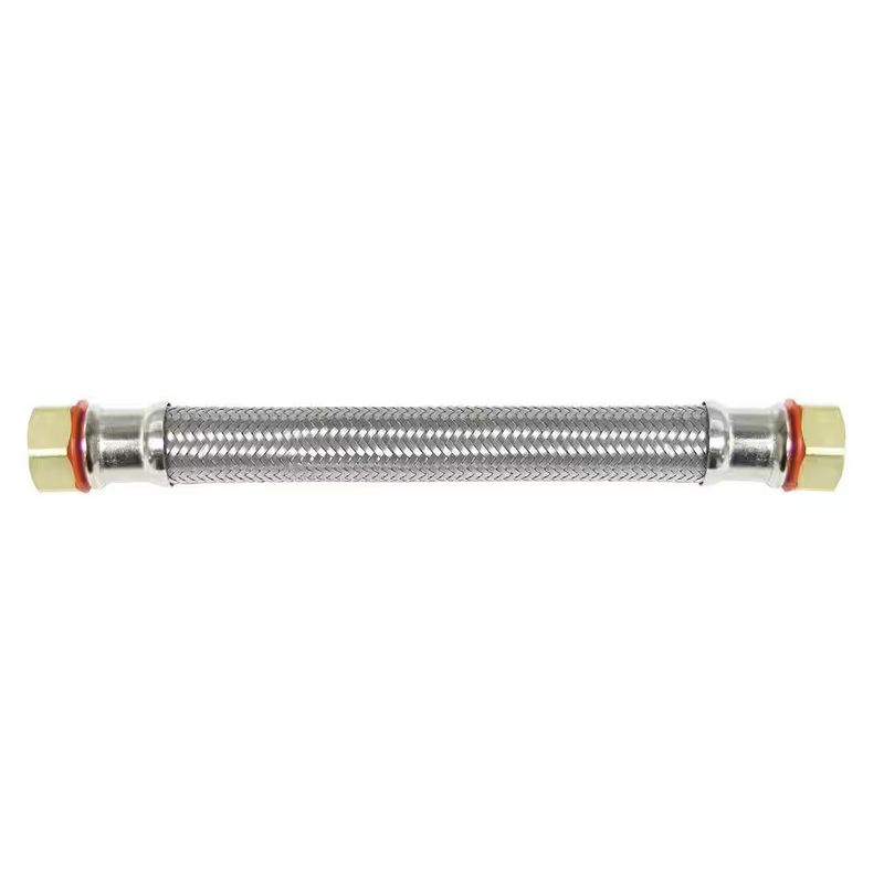 Stainless Steel Braided Supply Line 3/4 Inch x 24 Inch Water Connector Hose