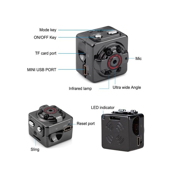 Mini Spy Camera Hidden Cam Survilliance Security Nightvision Montion Detection - Image 17