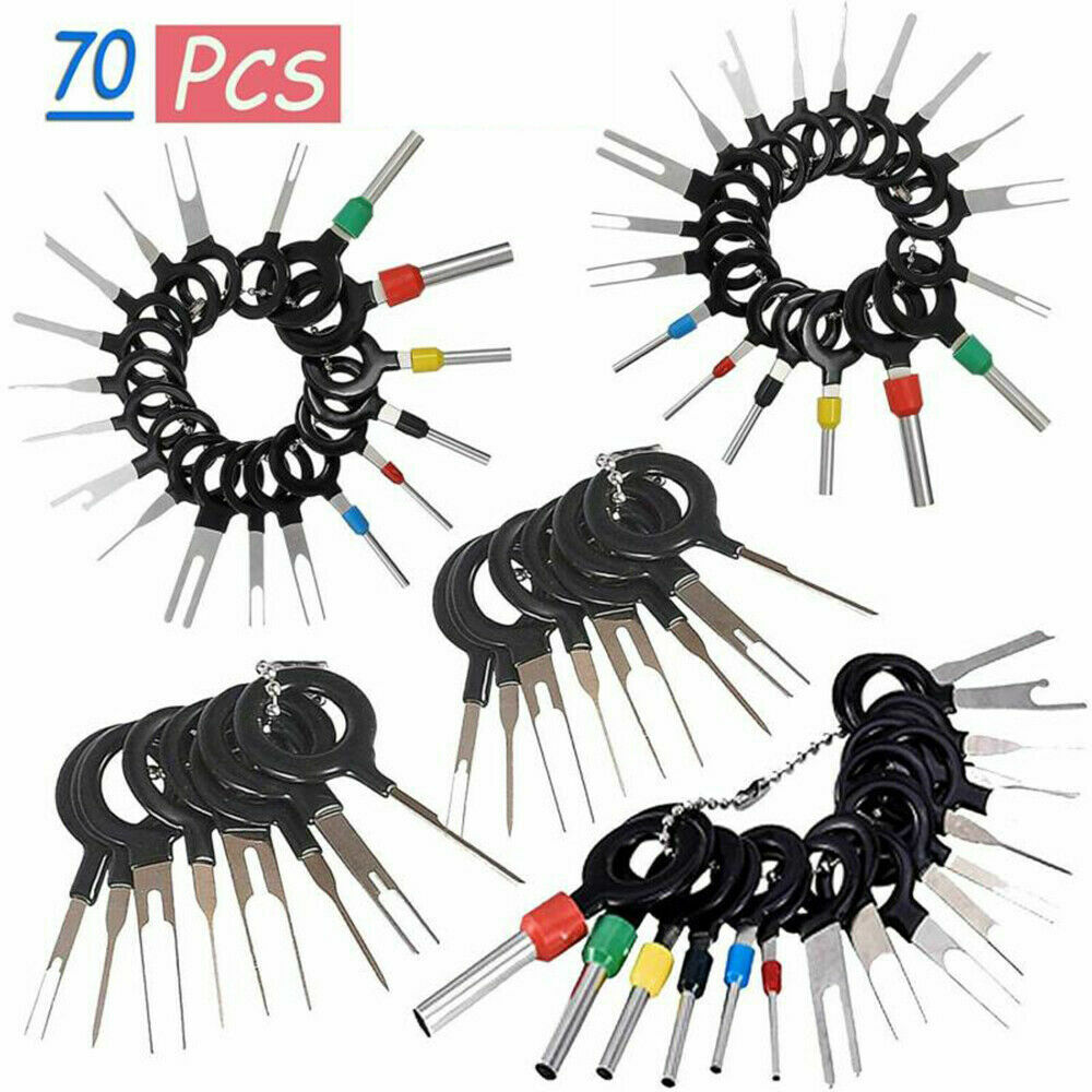 70pcs/set Pin Ejector Wire Kit Extractor Auto Terminal Removal