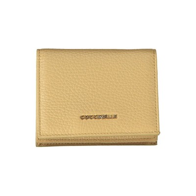 Coccinelle Beige Leather Women's Wallet Authentic