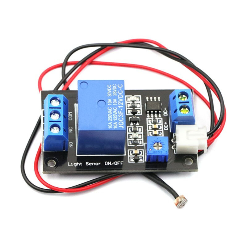 Photoresistor relay control module/optical switch/light sensor module DC12V