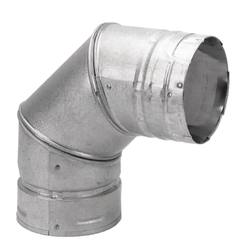 DuraVent 3 Inch Steel 90 Degree Chimney Elbow Pellet Vent St