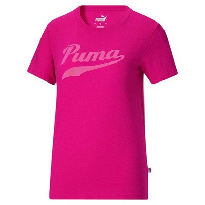 

Женские розовые повседневные топы Puma Tailsweep Logo с круглым вырезом и короткими рукавами 67875, Розовый