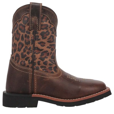 

Ботинки Dan Post Makucha Square Toe Cowboy Youth Girls Brown Casual Boots DPC3951, Коричневый, Dan Post Boots Makucha Square Toe Cowboy Youth